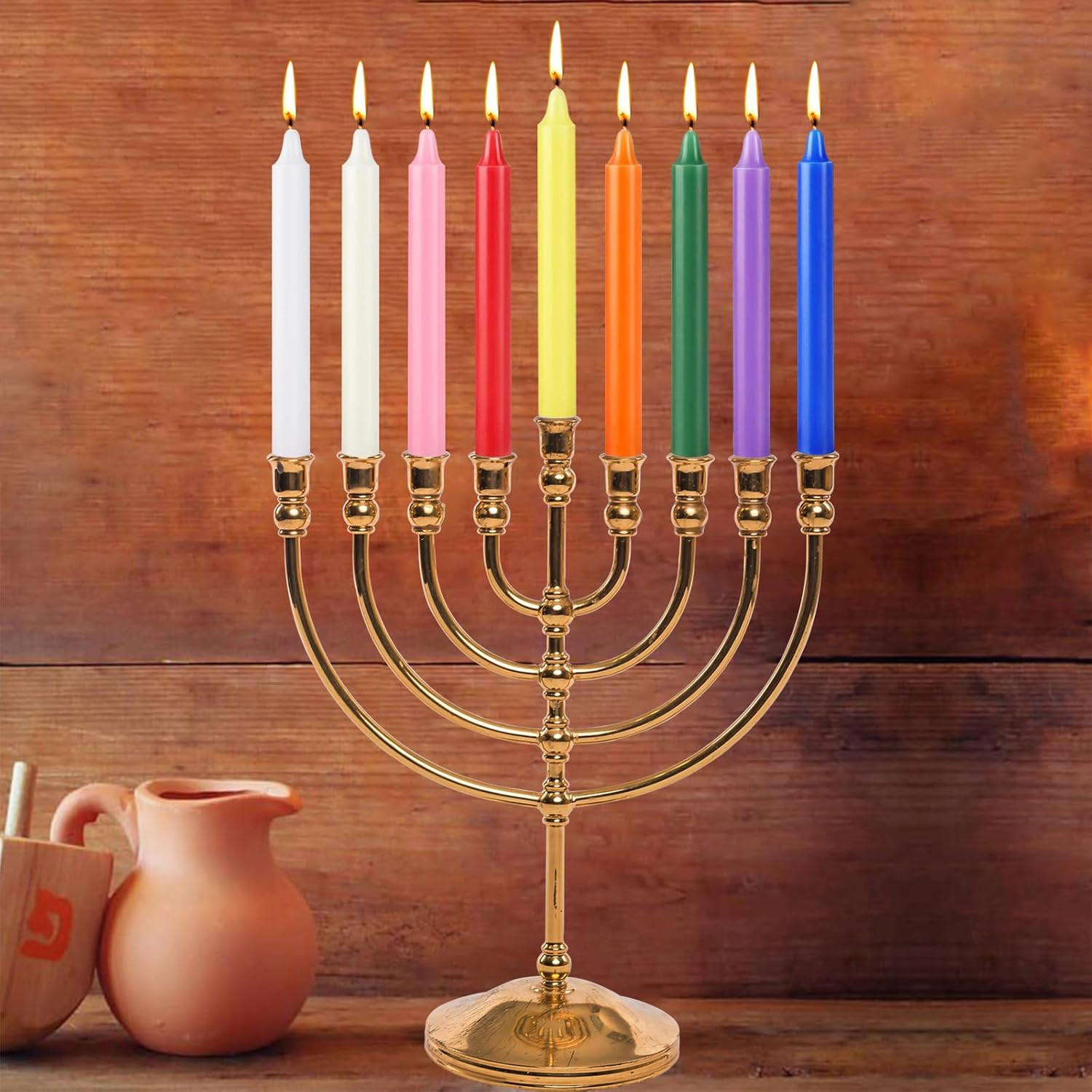 Spell Candles 40 Pack Bulk – 4 Inch Colored Mini Taper Candles for Rituals, Wit