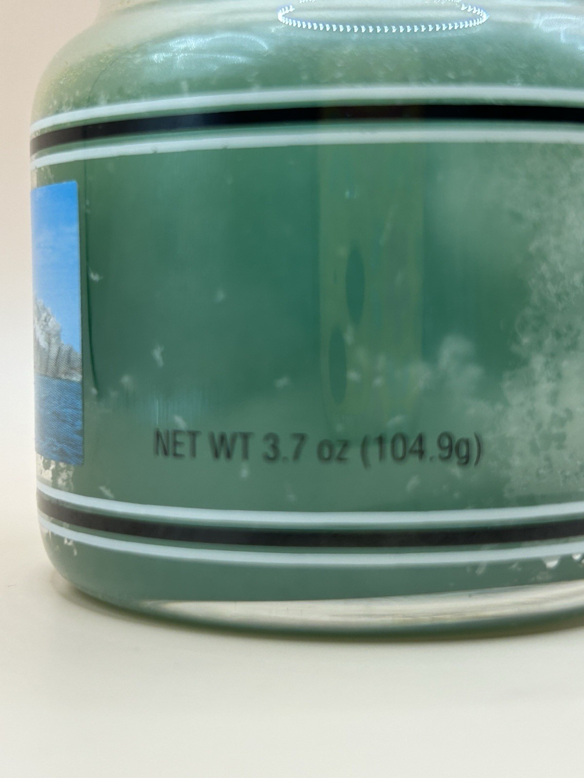 Small Yankee Candle Ocean Water Housewarmer 3.7 oz Black Band Discontinued NEW