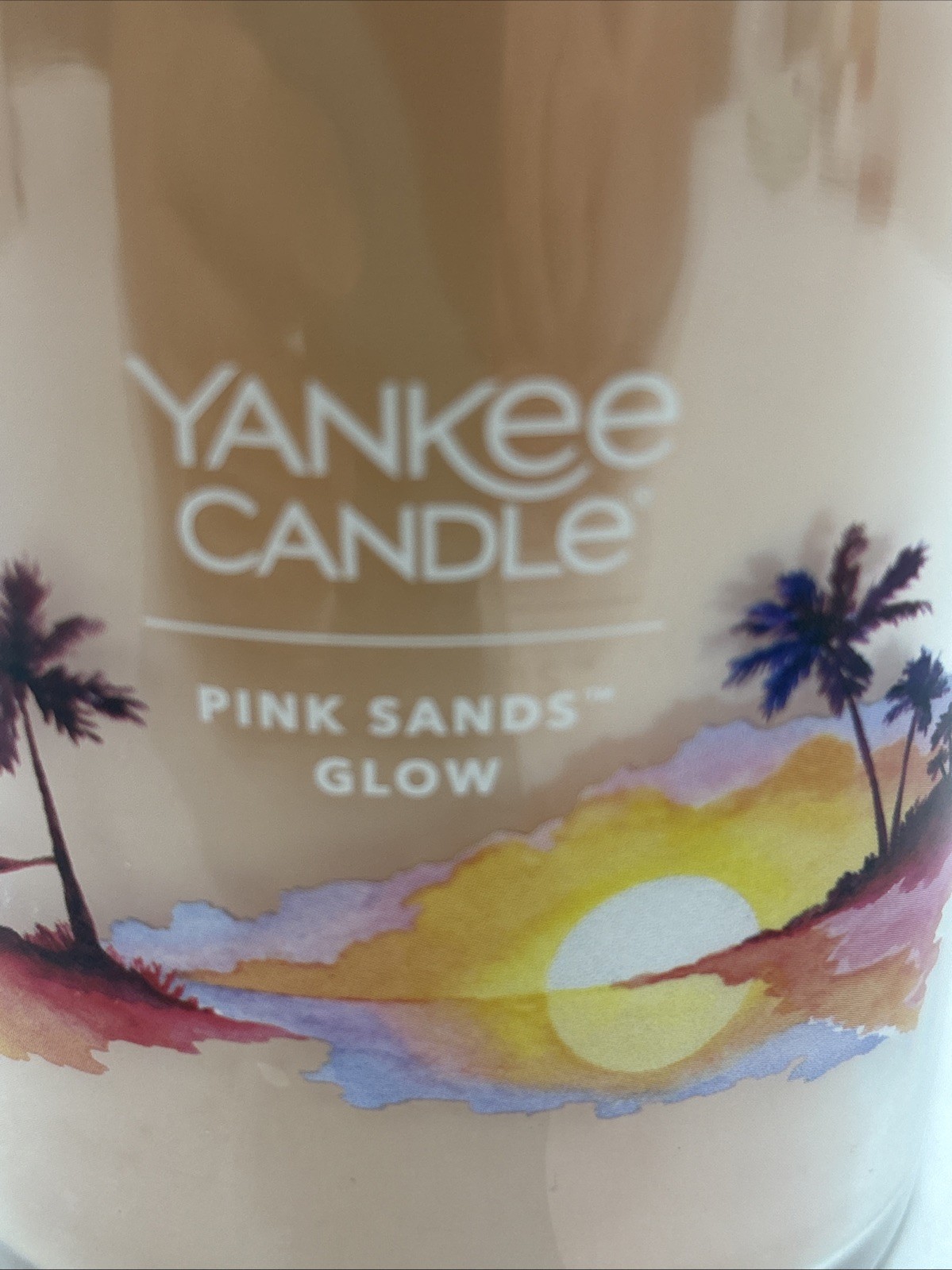 Yankee Candle Pink Sands 20 Oz Tumbler Two Wick Candle New