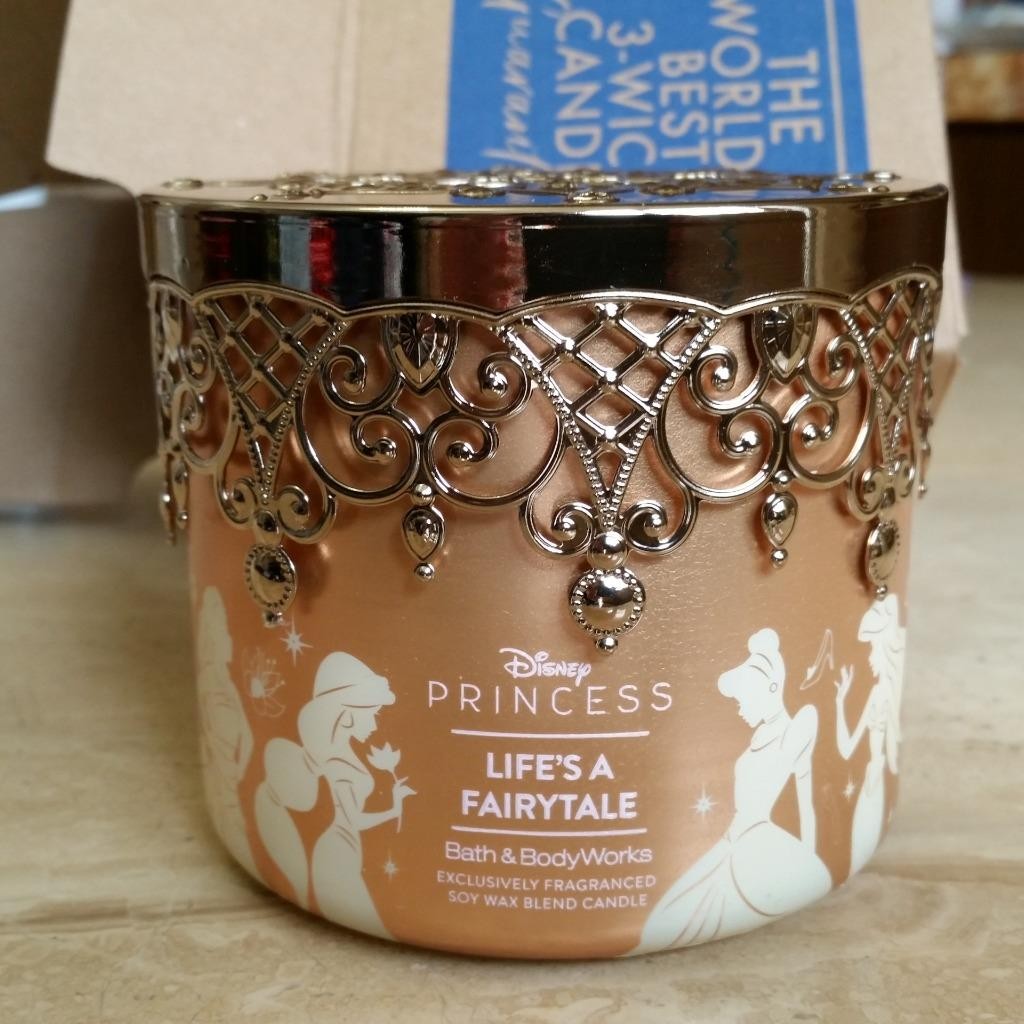 Bath & Body Works Disney Princess Life’s A Fairytale 3-Wick Candle LE Exclusive