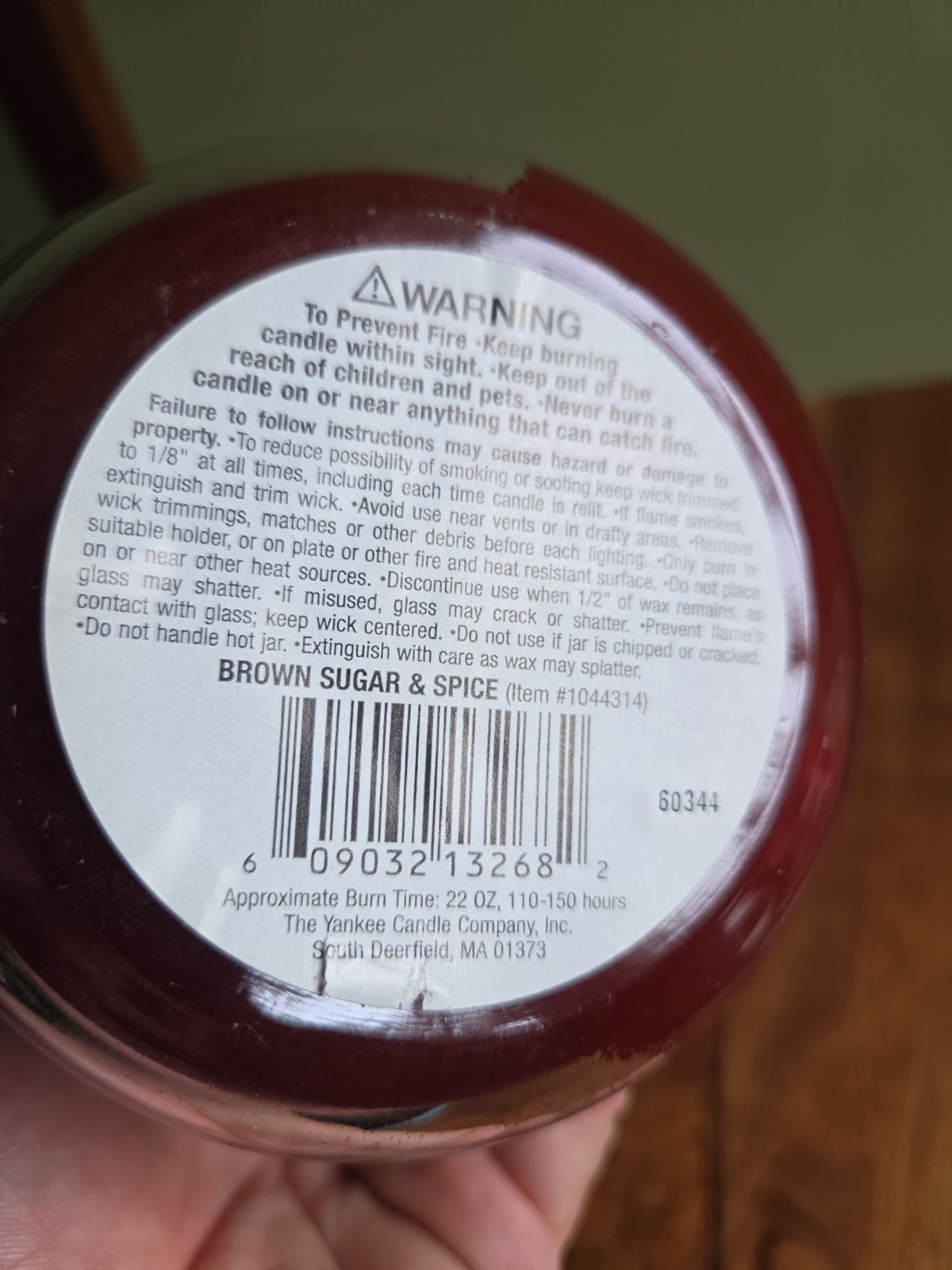 Yankee Candle Brown Sugar and Spice | Housewarmer 22 oz Candle New Retired