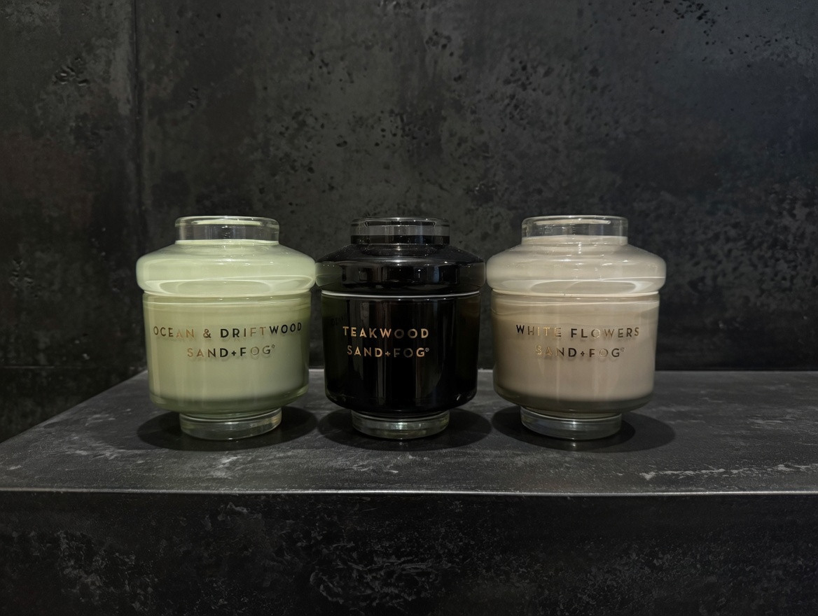 SAND + FOG Candle Collection – Luxury Scented, Unique Jars Lot NEW – CHOOSE