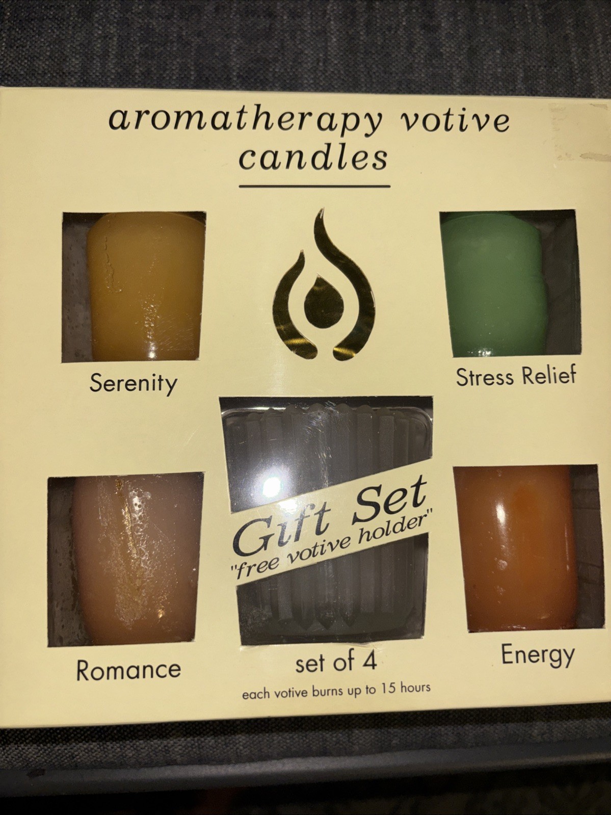 Aroma Therapy Candle Set.