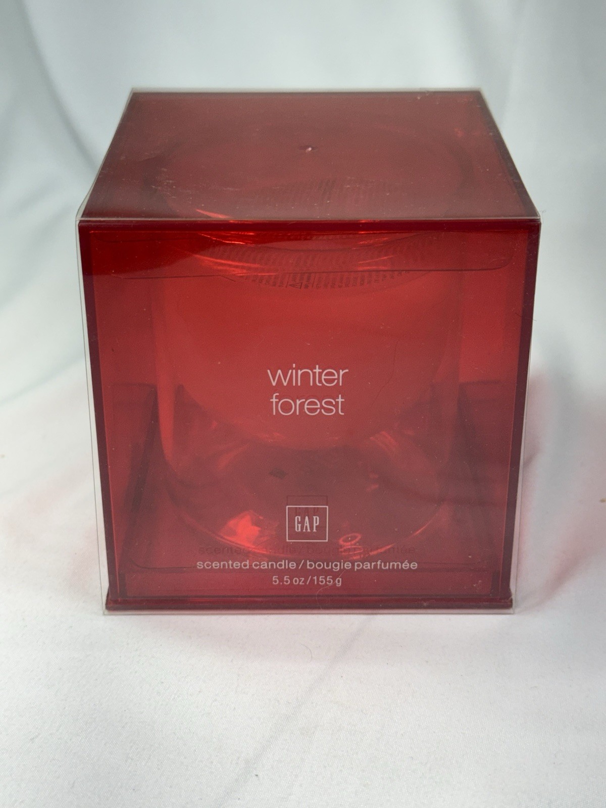 RARE Gap Winter Forest Candle Holiday Scented Bougie Parfumee Vintage NEW In Box