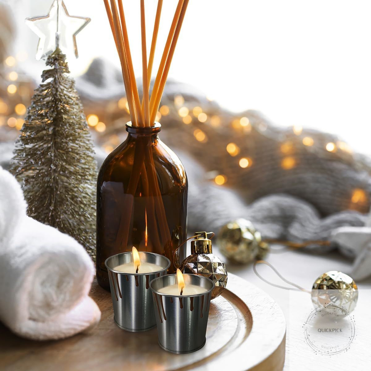 Citronella Candles 6/12 Pack Outdoor Indoor Scented Candles with Pure Citronella