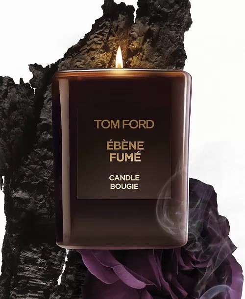 Tom Ford Ebene Fume Candle Bougie Height 2.25 In. / 5.7 cm NIB SEALED