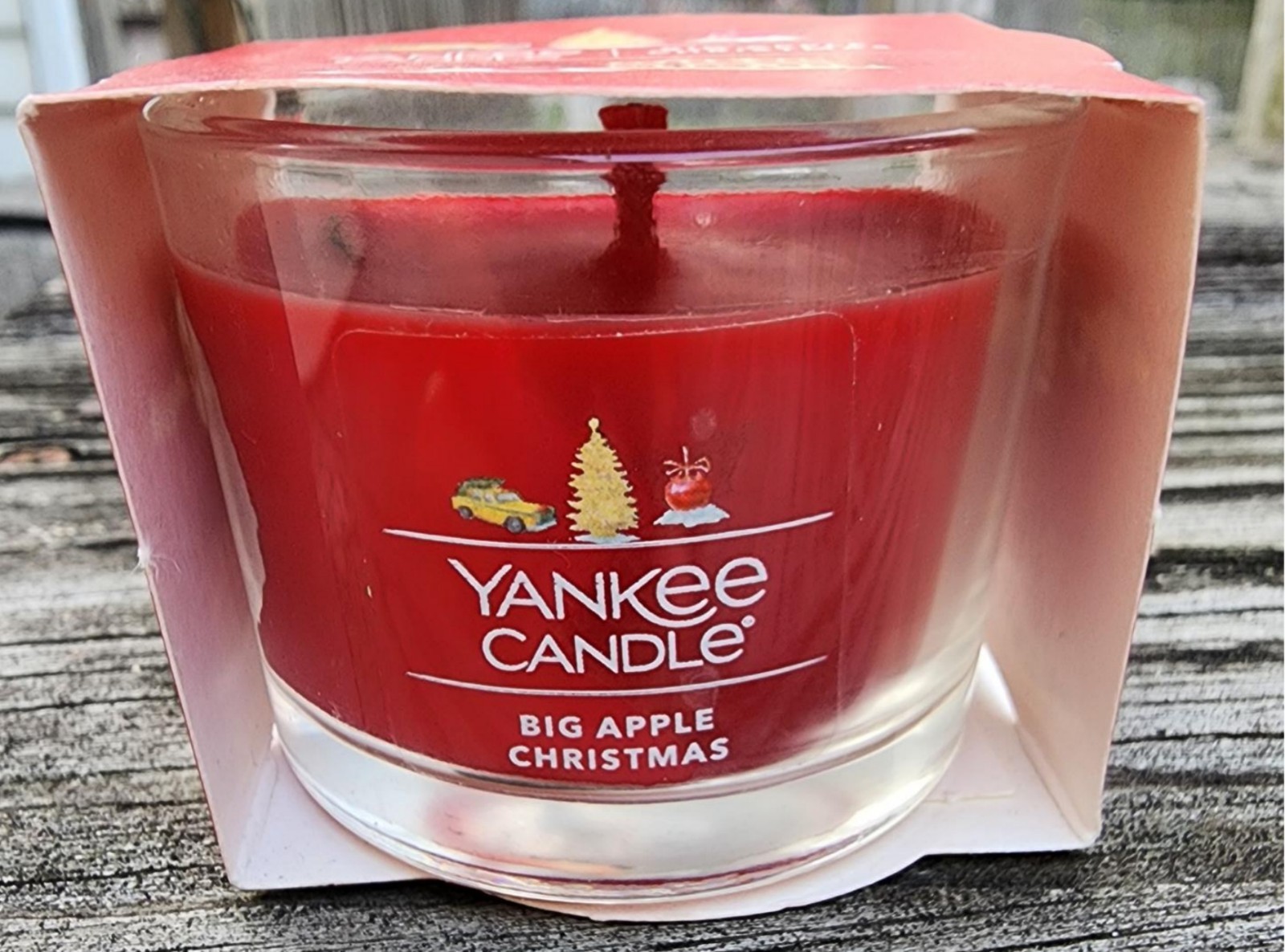 Yankee Candle Sun Club Lemon & White Rose OR Big Apple Christmas Mini Jar U PICK