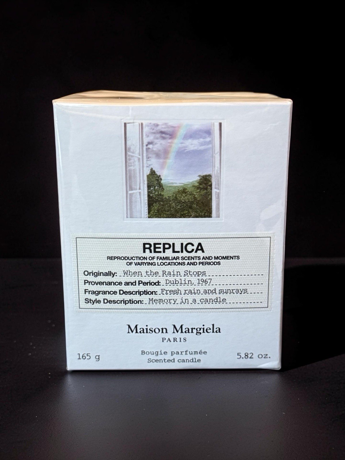 Maison Margiela Replica When the Rain Stops Scented Candle 5.82oz 165g Sealed