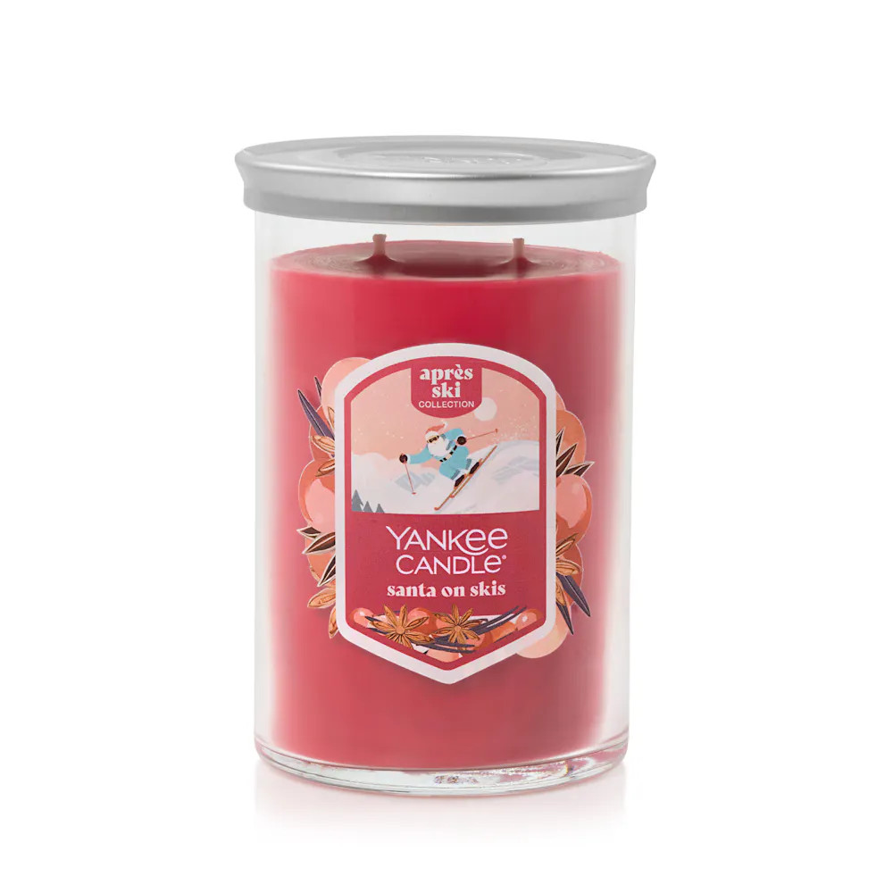 Yankee Candles Santa On Skis 20 oz Candle