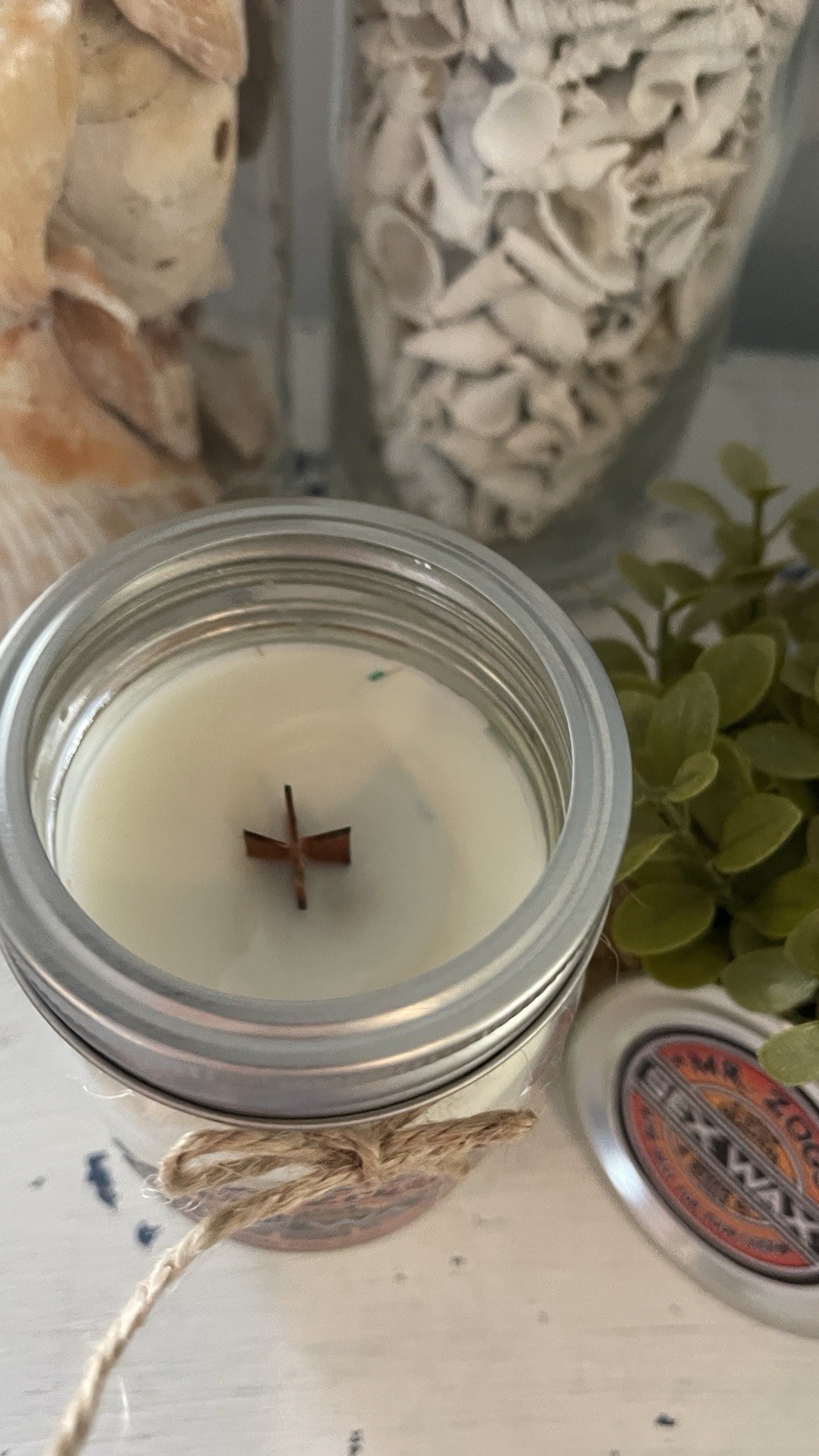 Sex Wax Candle W/ Wood Wick 100% Organic Clean Sustainable Ingredients