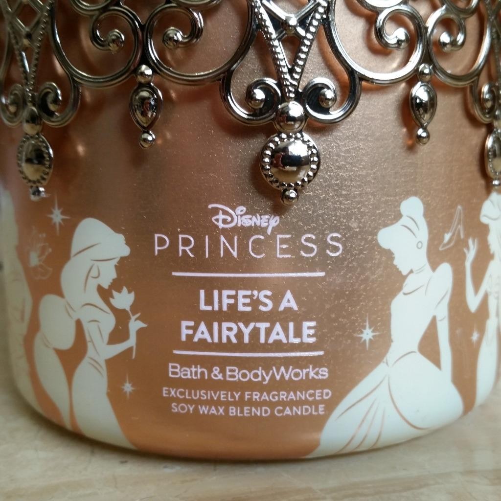 Bath & Body Works Disney Princess Life’s A Fairytale 3-Wick Candle LE Exclusive