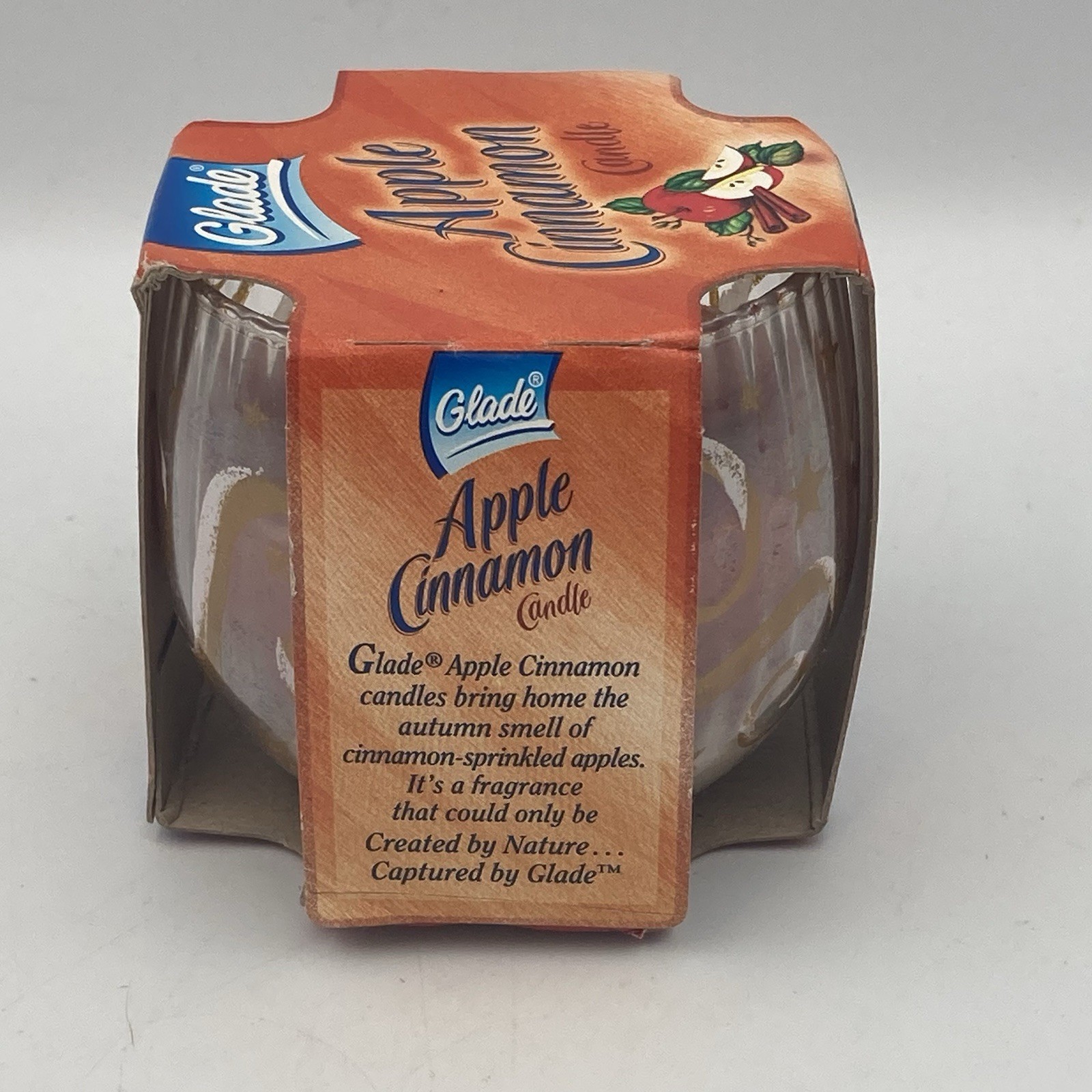 Glade Candle Christmas 2003 Gingerbread Spice Glistening Snow Apple Cinnamon