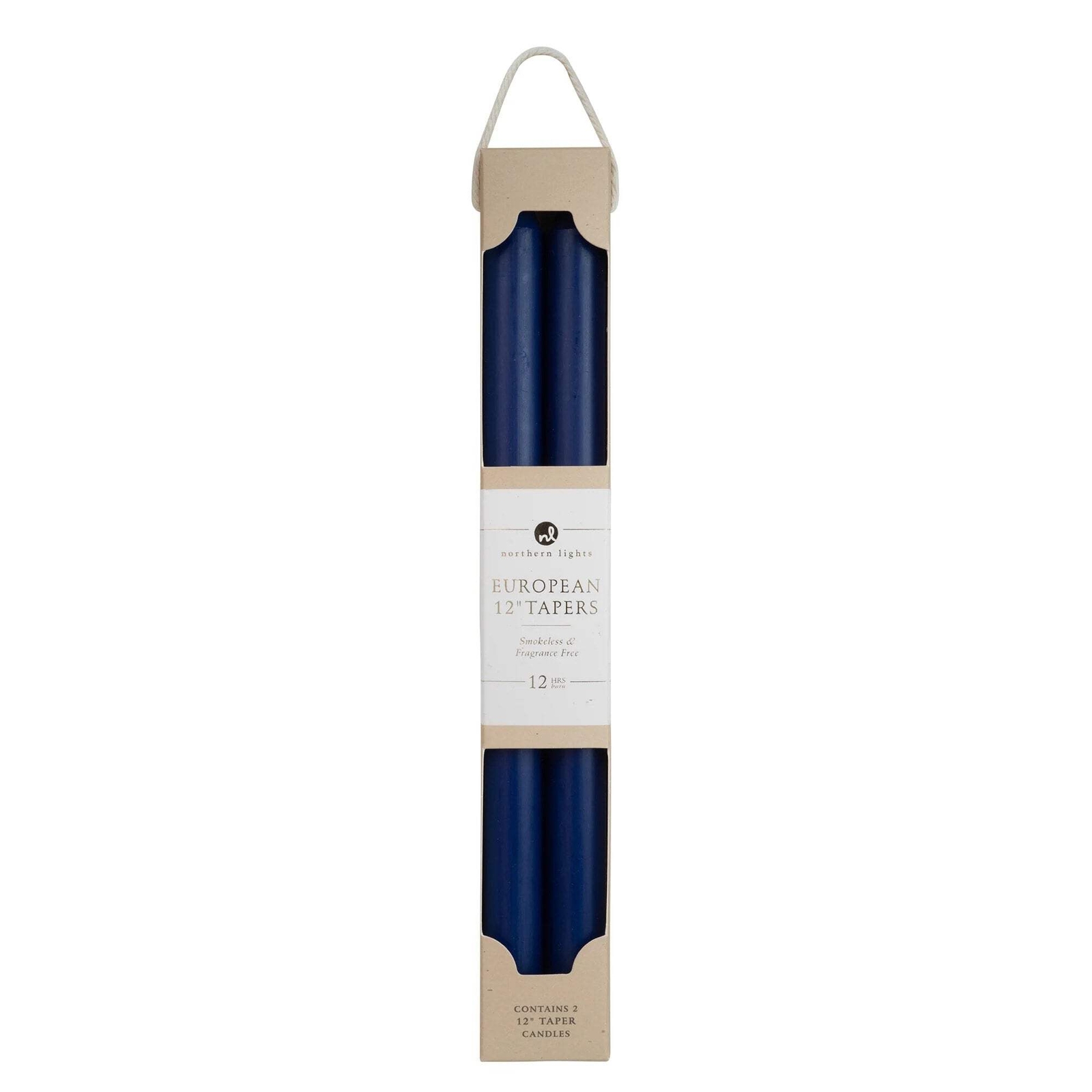 12” Decorative Taper Candle 2-Packs