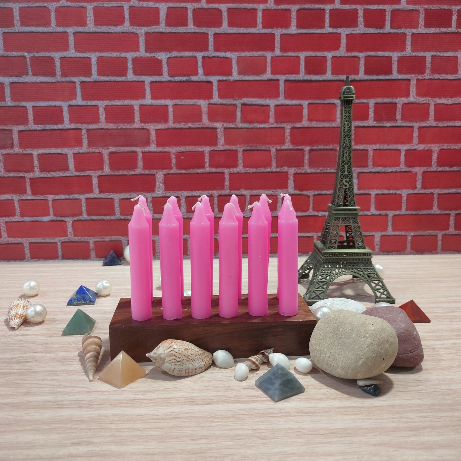 ladyrobyn Box of 12 Pink Candles | 4 inches Tall & 3/4 inch Diameter | Witchc…
