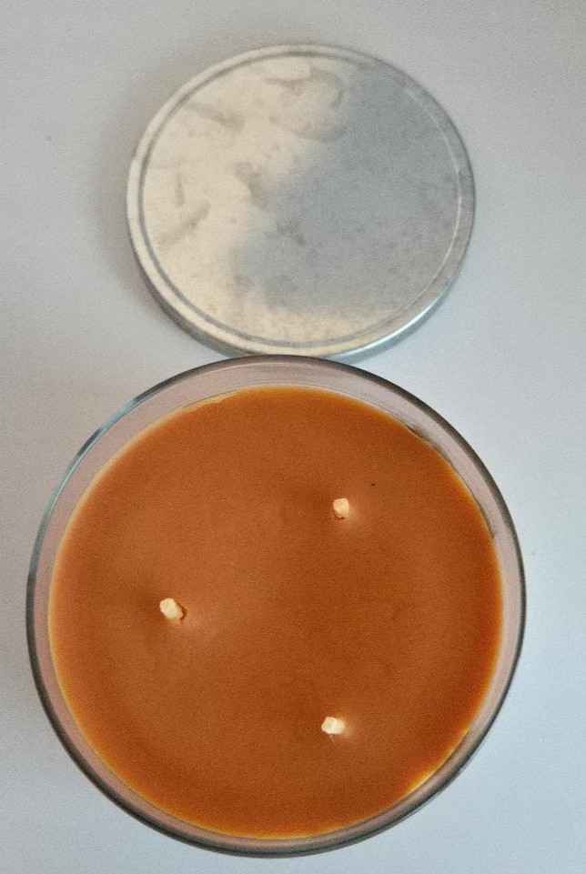 New Bath & Body Works Pumpkin Cinnamon Bun Soy Wax Blend 3-Wick Candle 14.5 oz.