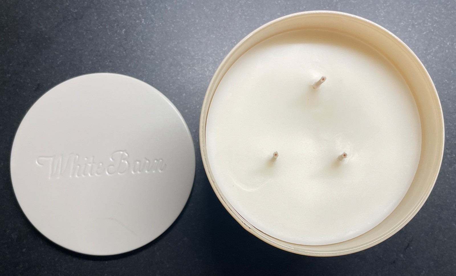 White Barn Candle ROSE + LYCHEE Bath & Body Works 3 Wick -New
