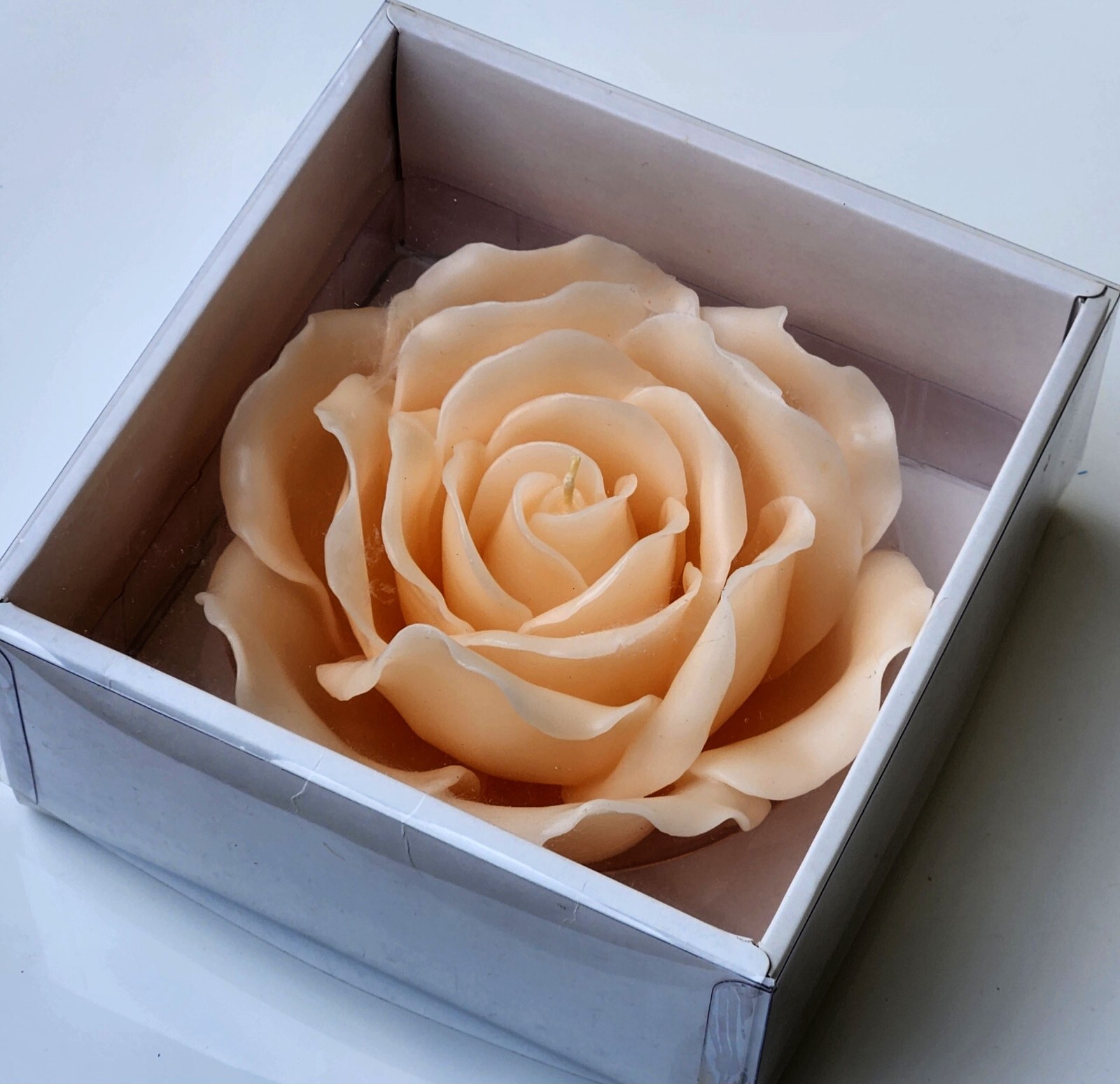 5-3/4 Inches Large Rose Candle