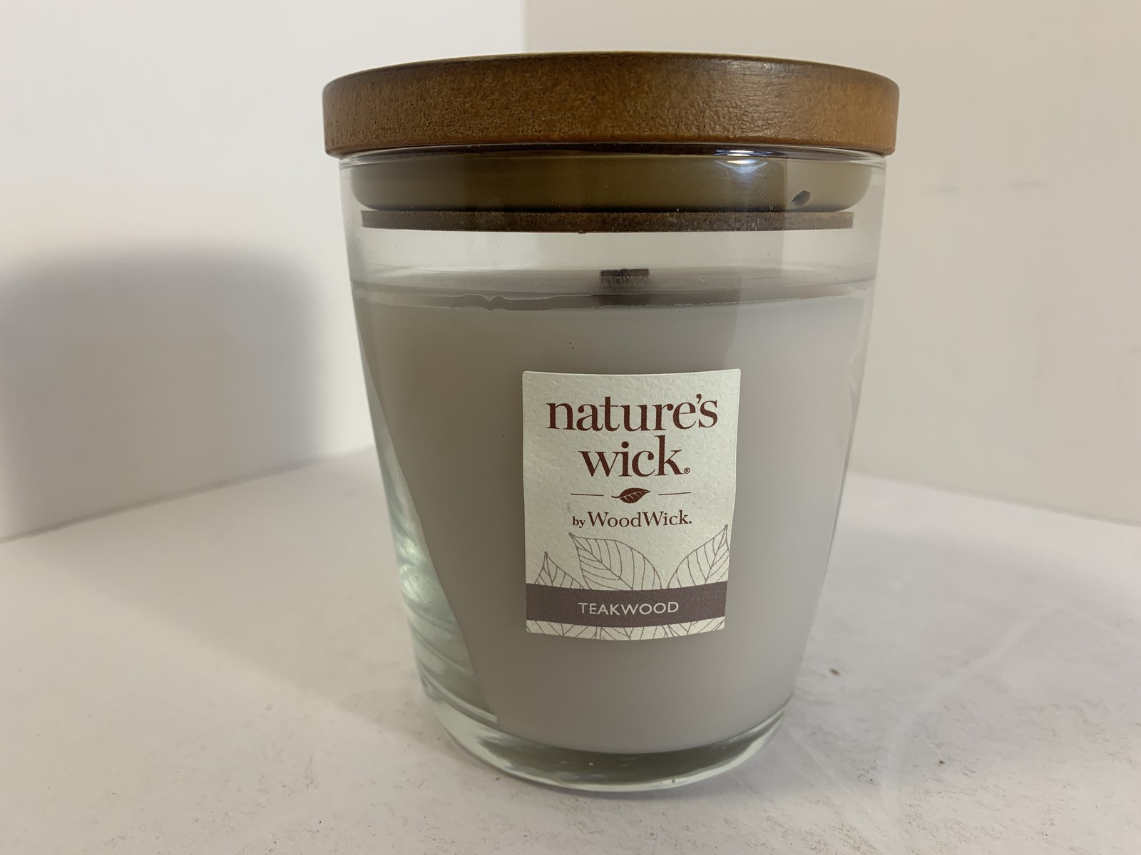 Nature’s Wick by WoodWick Teakwood Scented Jar Candle 10oz Pluswick Innovation