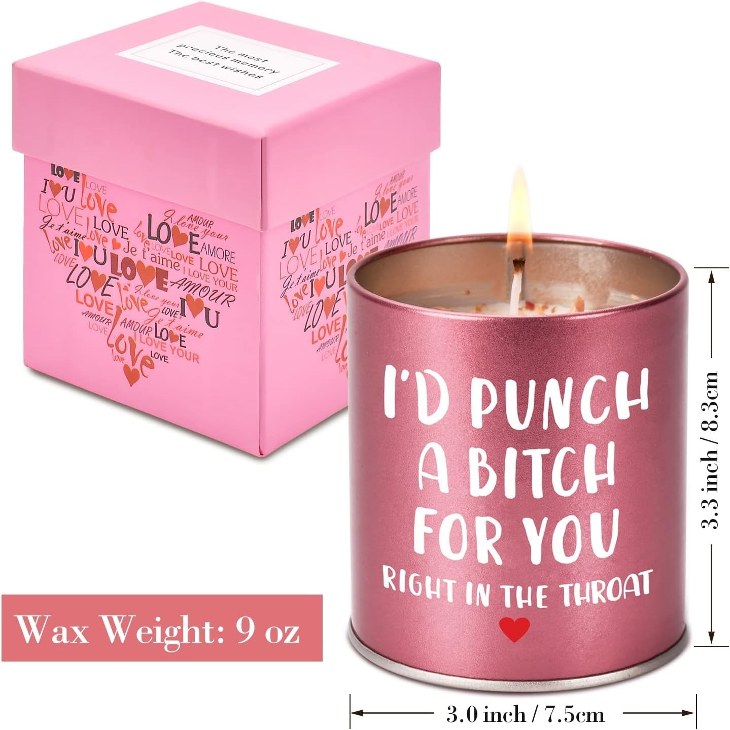 Valentines Day Gifts for Her Scented Candle