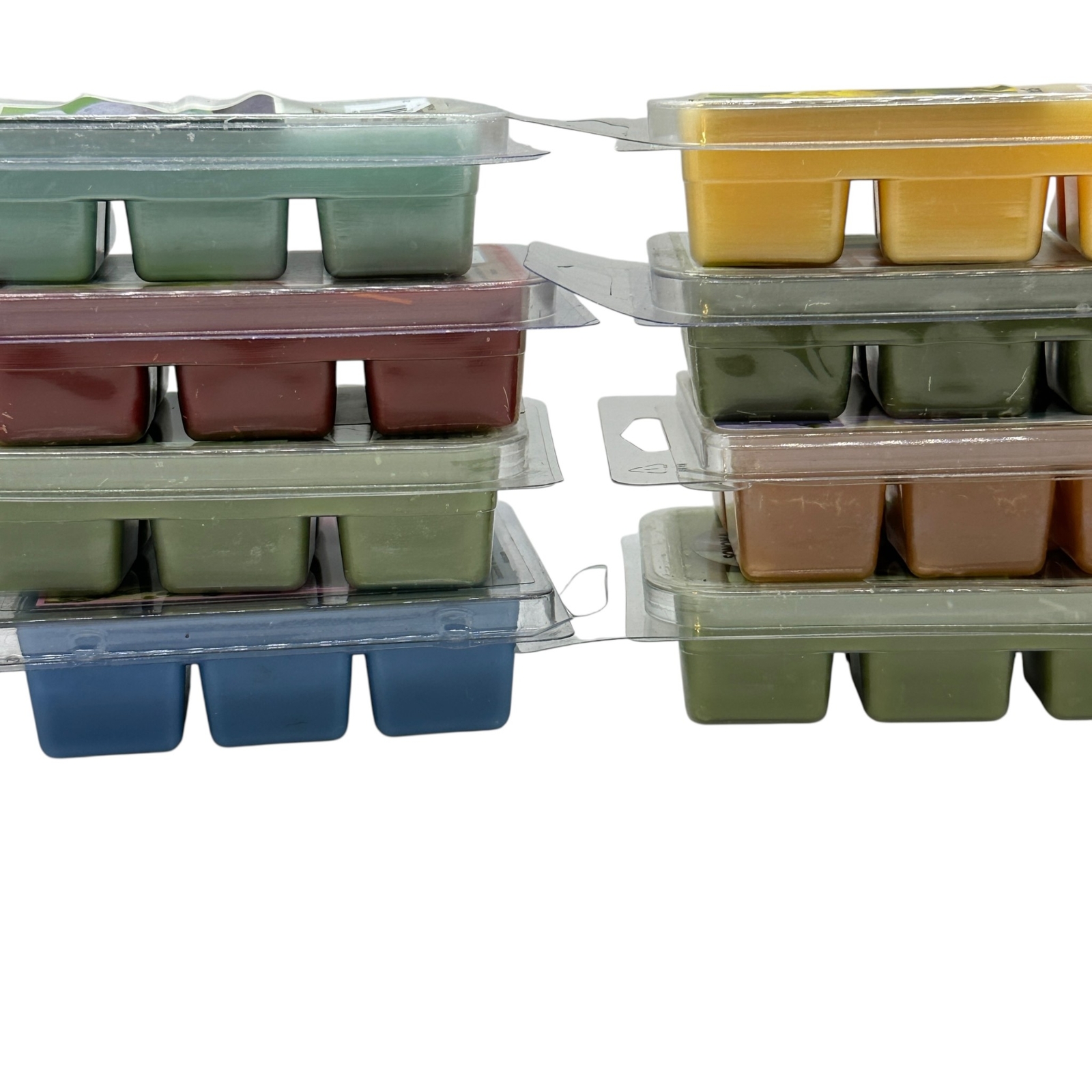 Lot of 12 Packages of Scented Wax Cubes Melts Variety – Brand New Sealed