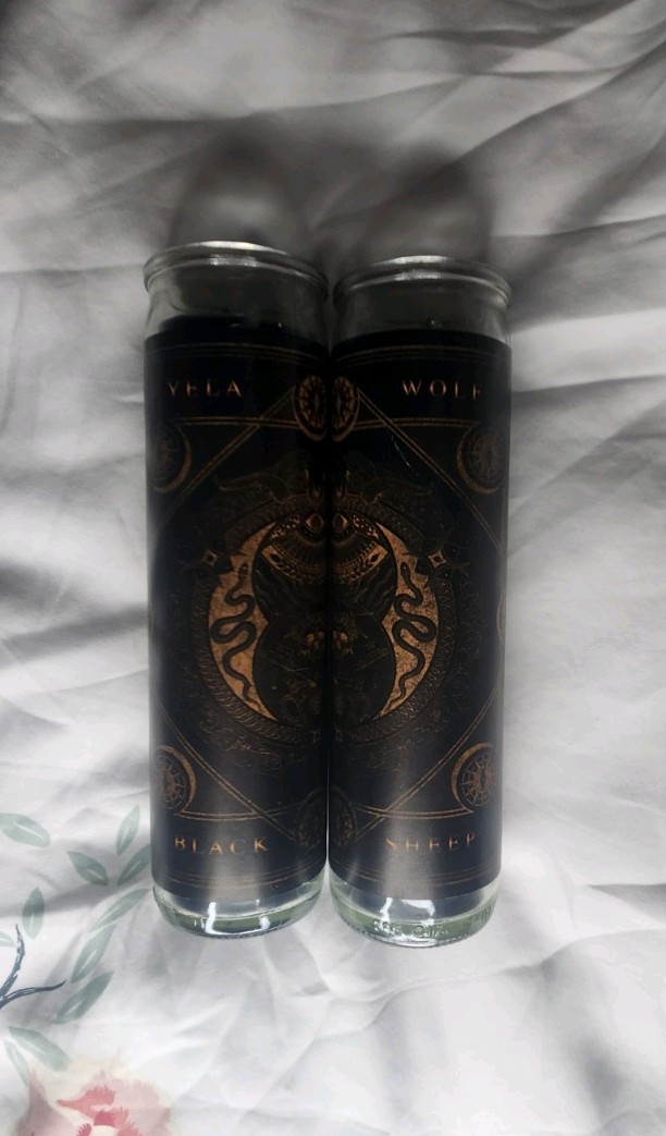 LIMITED Yelawolf BlackSheep Glass Jar Candle, Unscented Decor