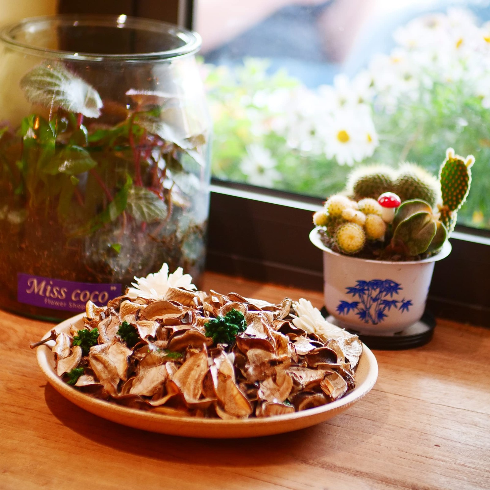 AlaTyche Potpourri Bags,Vanilla Scented Potpourri Bowl Fillers,Dried Flowers,…