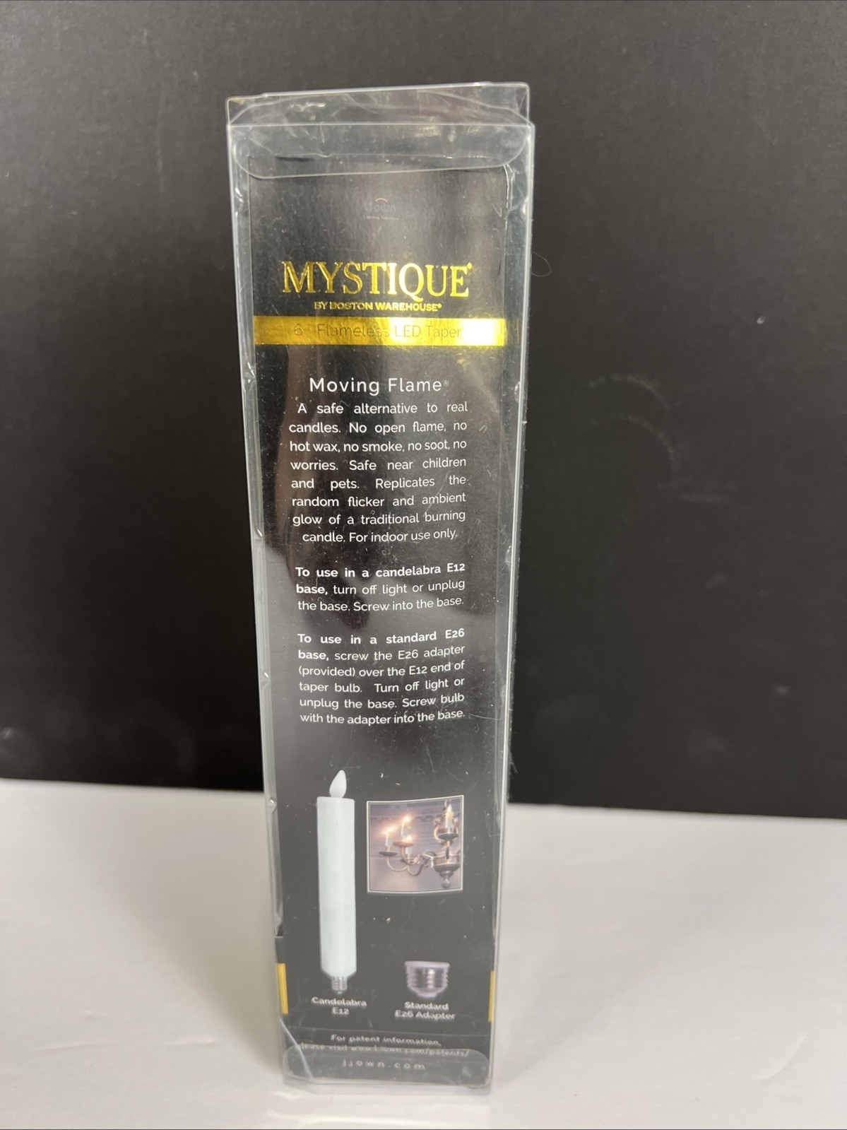Mystique By Boston Warehouse 6″ Flameless LED Candle Screw In Bulb Candelabra