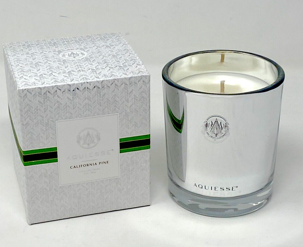 Aquiesse CALIFORNIA PINE Candle 9 oz, Holiday Winter Scented