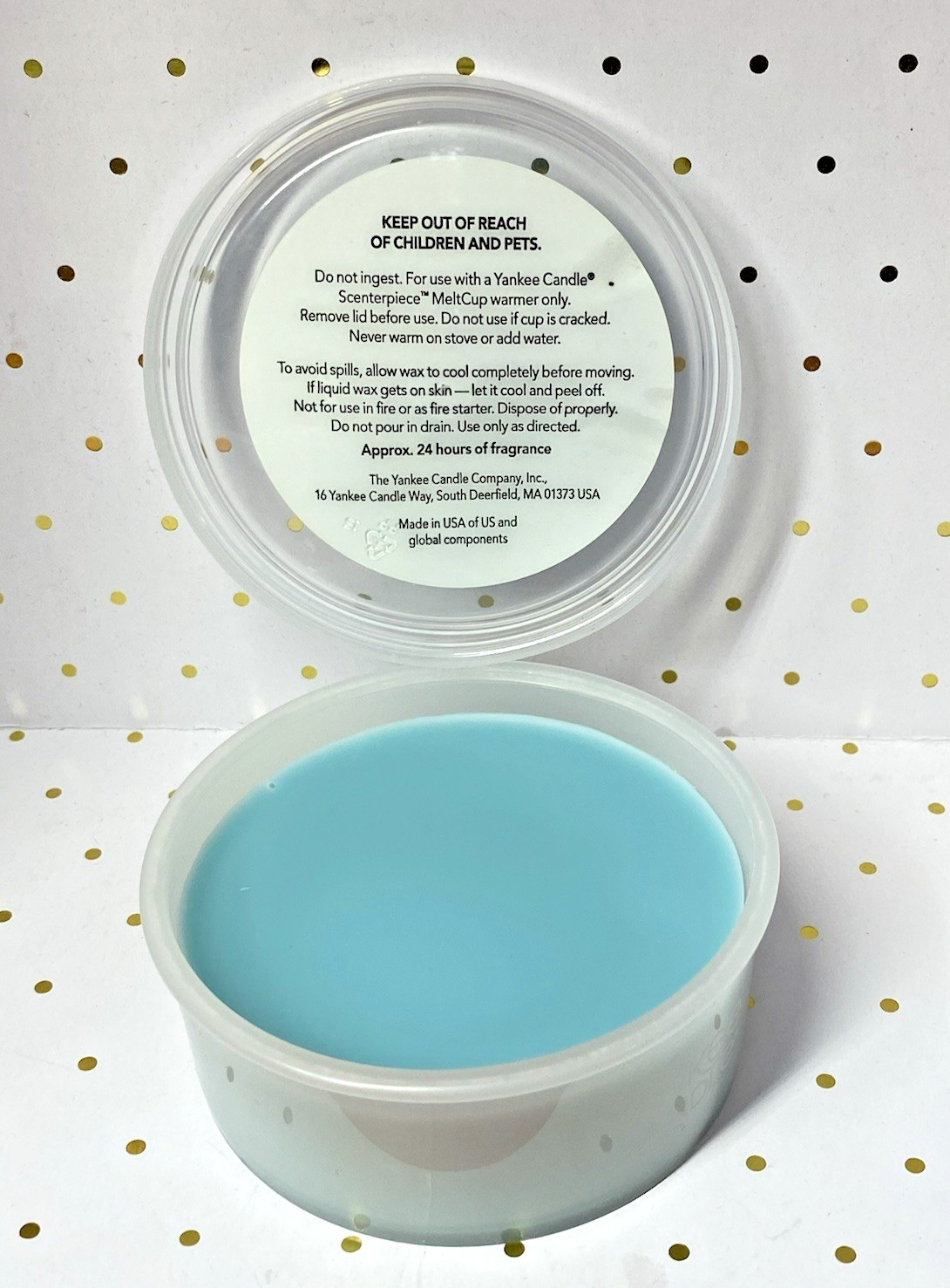 4 Yankee Candle Scenterpiece Easy Meltcup Catching Rays 2.2 oz. 24 Hr. Fragrance