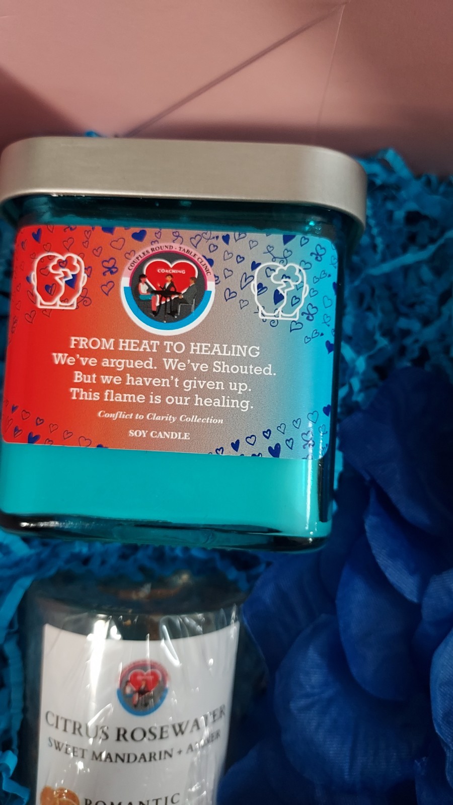 Candle, Relationship Healing Candle-Helps Couples Resolve Conflicts &Reconnect.