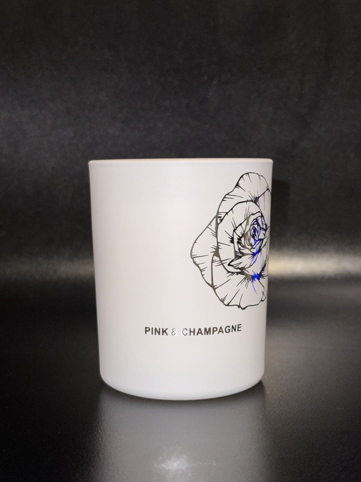 Pink & Champagne 100% Soy, Eco Friendly,35 hours burning time,160g-Free Shipping