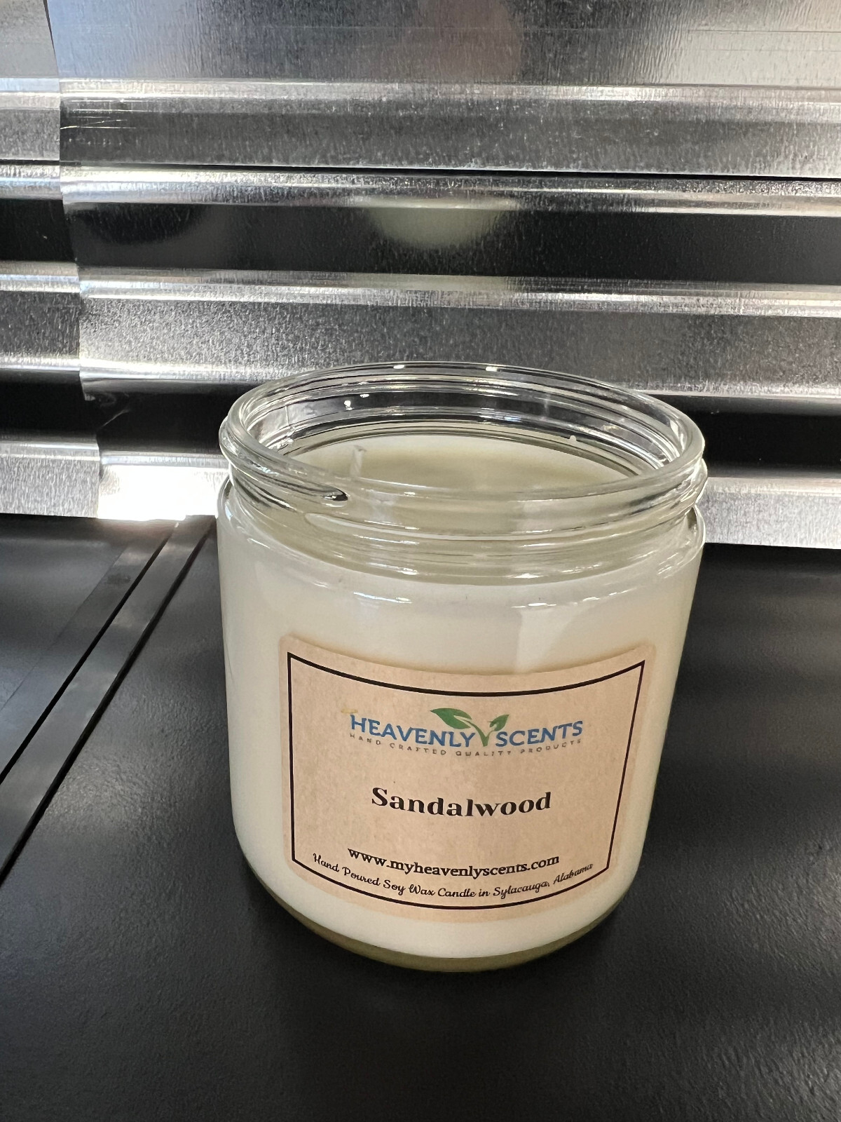 16 oz Salsa Jar Soy Wax Candle, Double Wicked, Strong Scented, Heavenly Scents