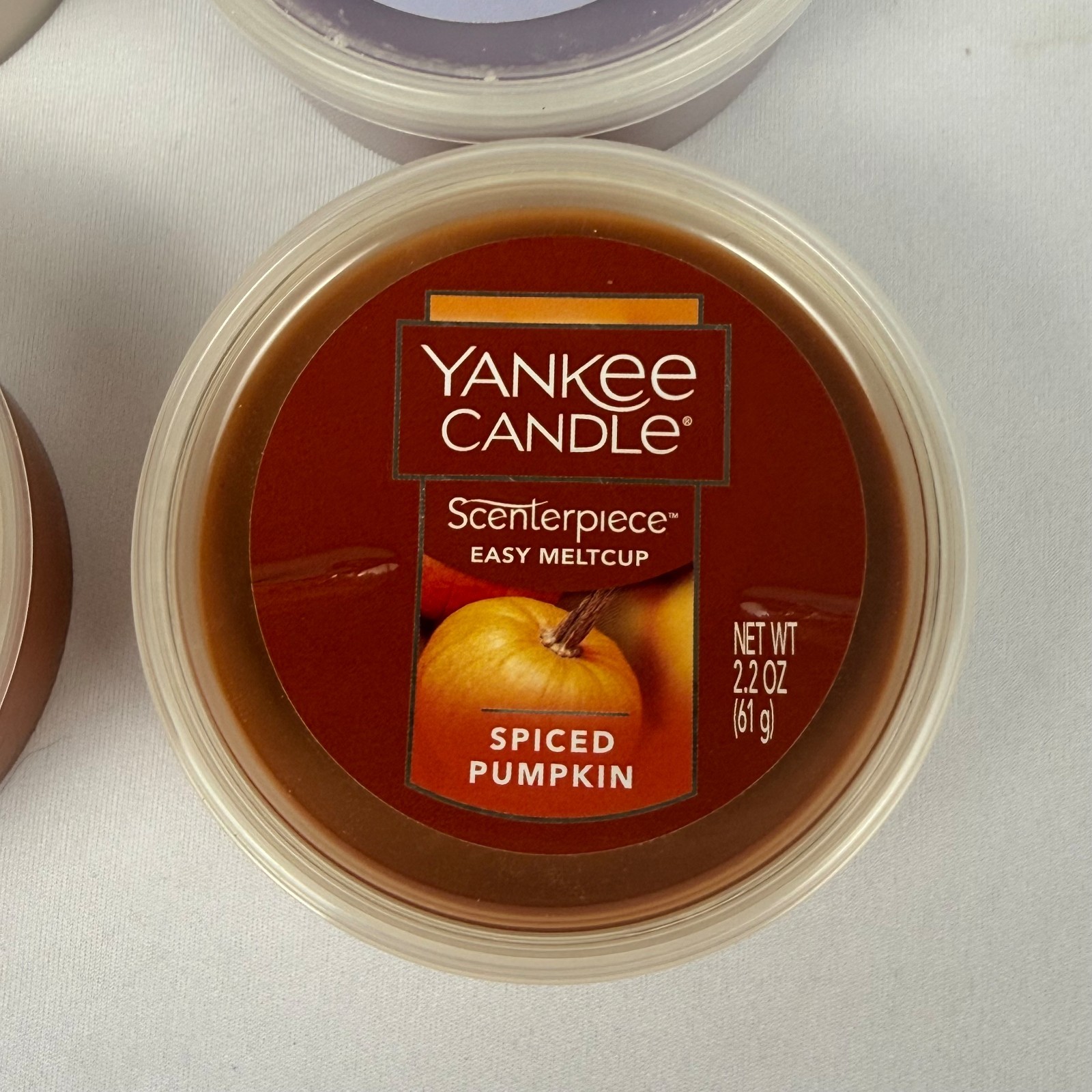 Lot of 6 Yankee Candle Scenterpiece Easy MeltCups Wax Melts Pumpkin Lavender NEW
