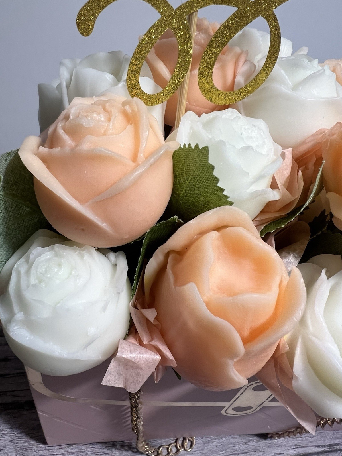 Birthday Gift Wax Melt Flower Bouquet Handmade Scented Floral Gift for Her
