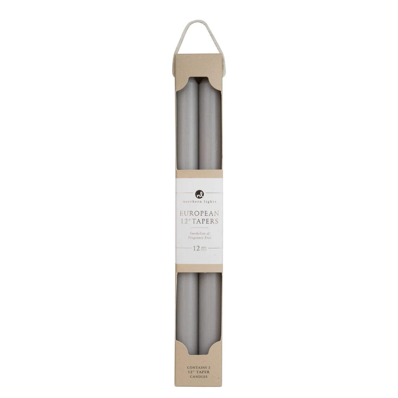 12” Decorative Taper Candle 2-Packs