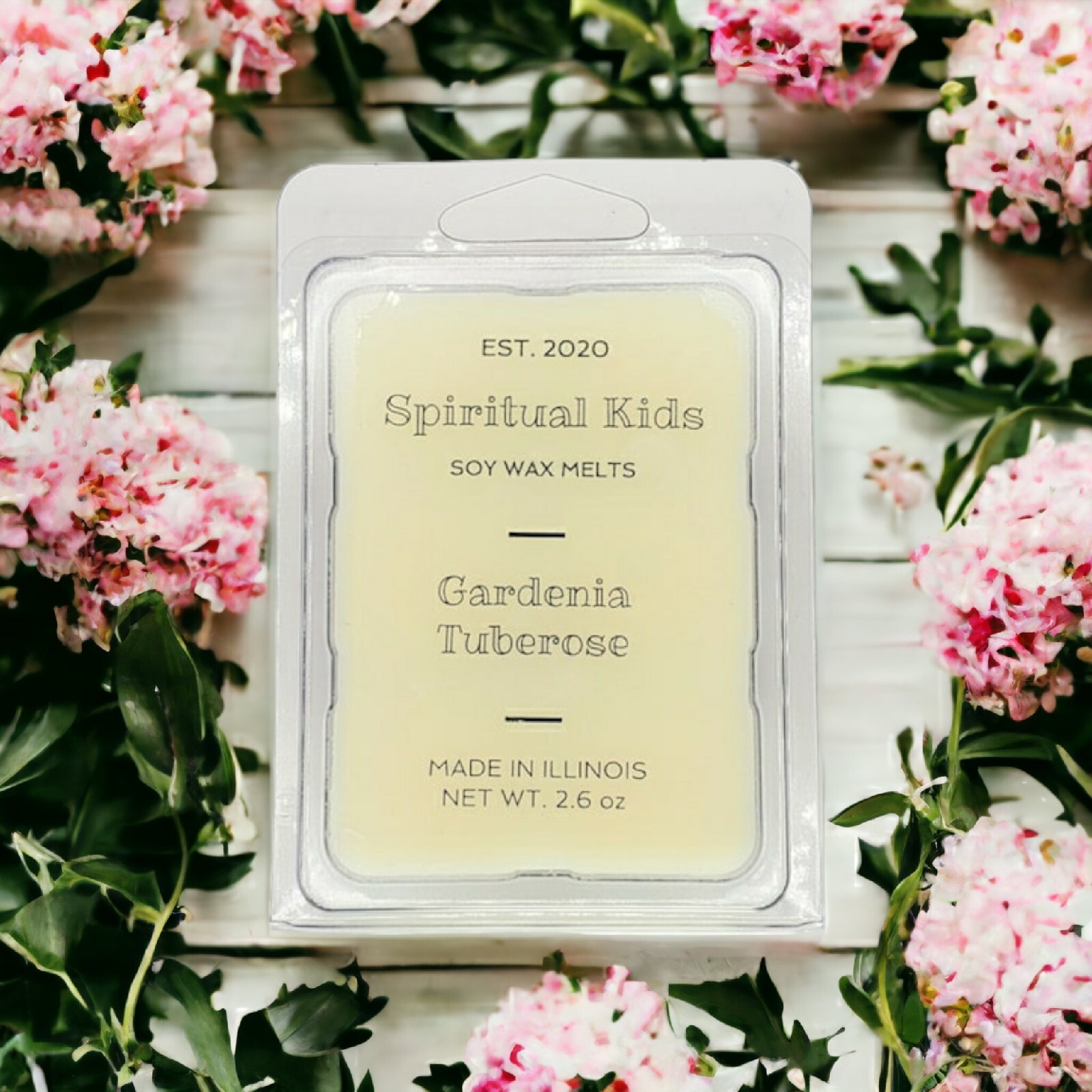 Gardenia Tuberose Soy Wax Melts 6ct Hand Poured with Fragrant/Essential Oils