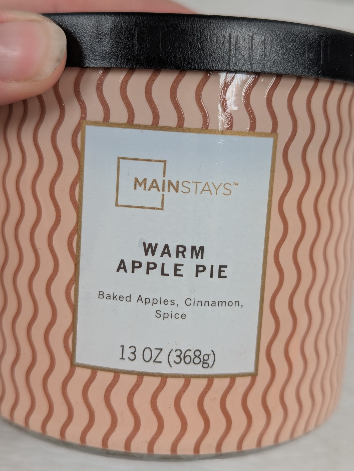 3-Wick – Mainstays – Warm Apple Pie – Cinnamon, Spice – Candle 13 Oz – 2 Pack