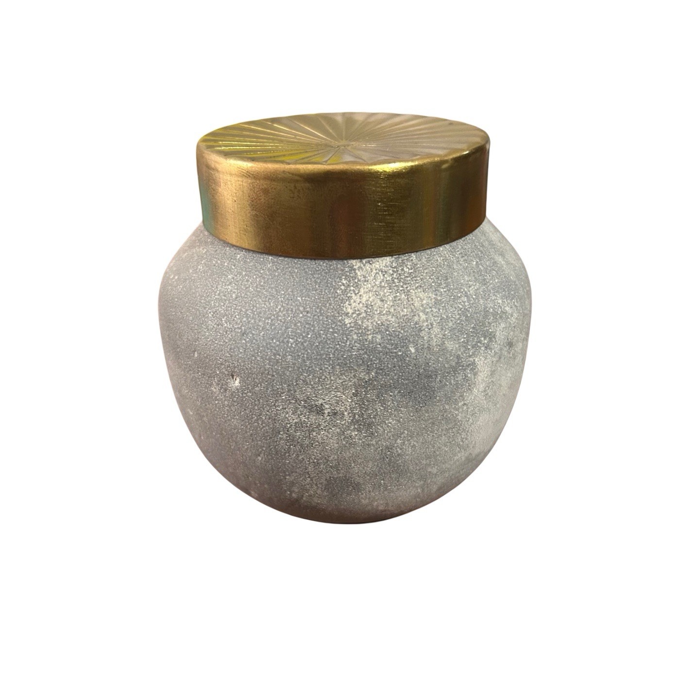 Luxury Home Scented Candle Sweet Nectarine 12 Oz Stone Pottery Poured In India