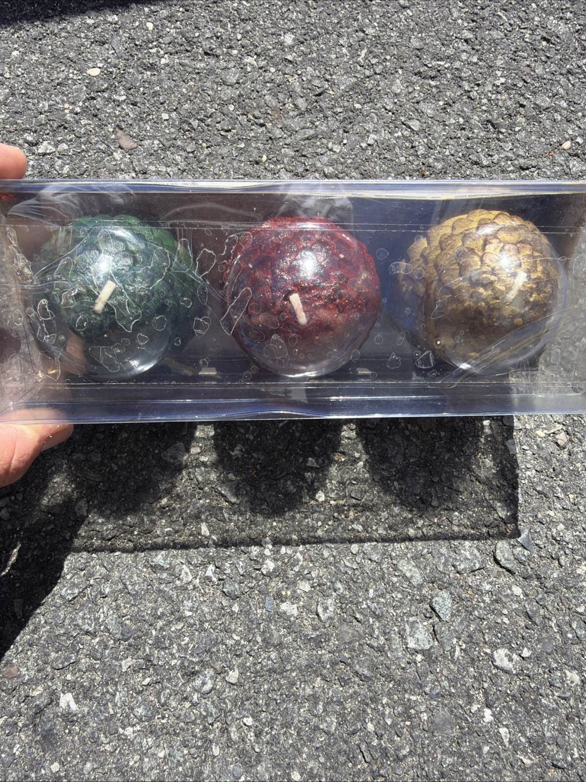GOT Game of Thrones Dragon Egg Candles, Set of 3 Targaryen Mother Of Dragons