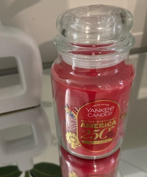 YANKEE CANDLE HAPPY BIRTHDAY AMERICA 250TH Anniversary Jar Candle Liberty Bloom