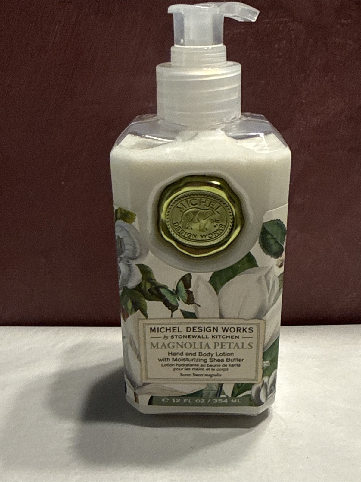 Michel Design Works MAGNOLIA PETALS Candle, Lotion & Hostess Guest Towel Napkins