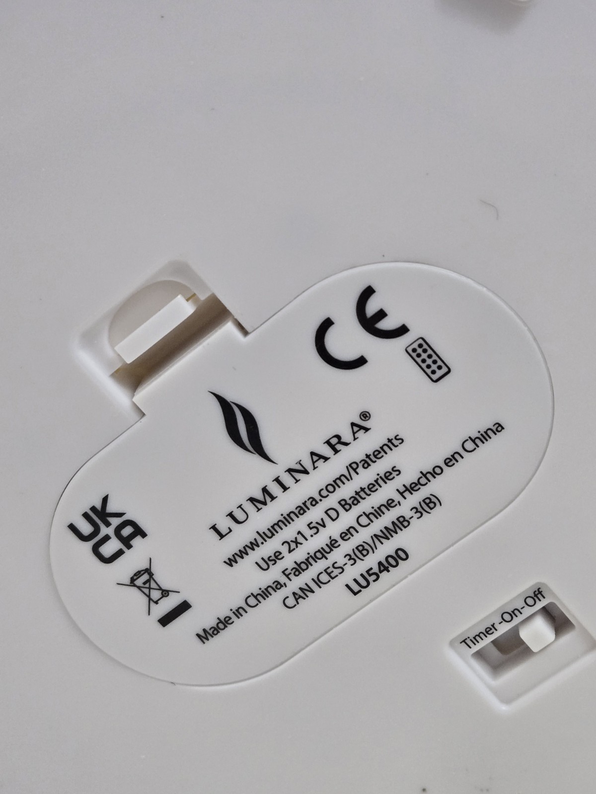 Luminara Flameless Unscented Wax Candle Moving Wick Pillar 6.25″ x 10.9″ Large