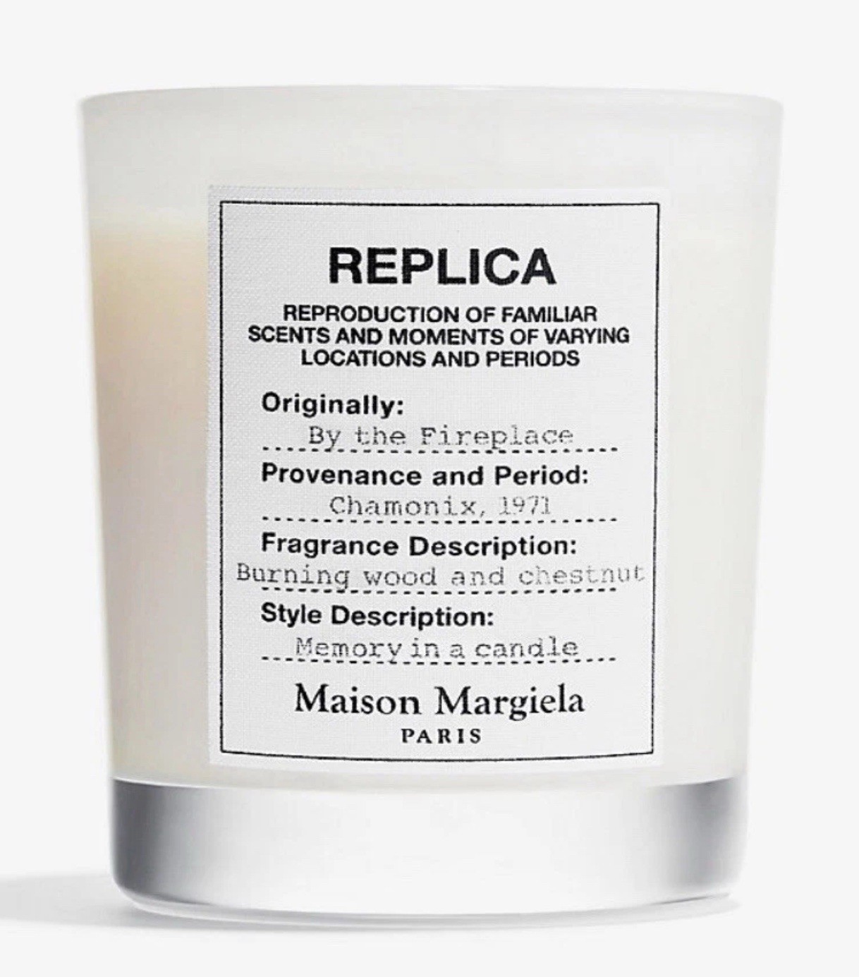 Maison Margiela Replica BY THE FIREPLACE Scented Candle 5.82oz /165g New In Box