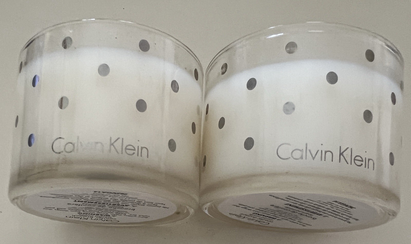 CALVIN KLEIN CONIFER BRANCH SCENTED CANDLE SET NEW FREE SHIPPING