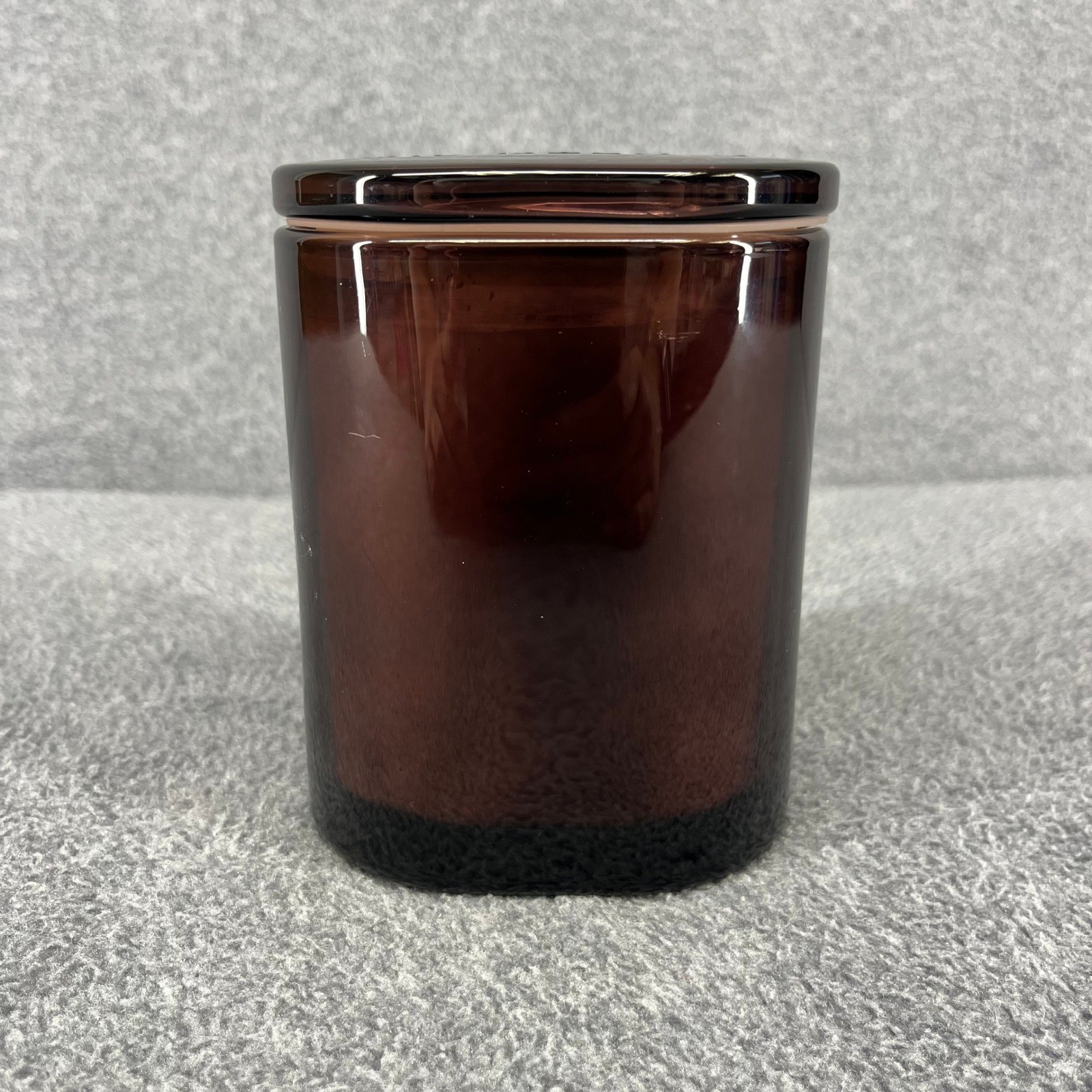 Ninety Six Candle No. 18 Amber Brown Sugar Glazed Apple Scented Lid 10.1 oz