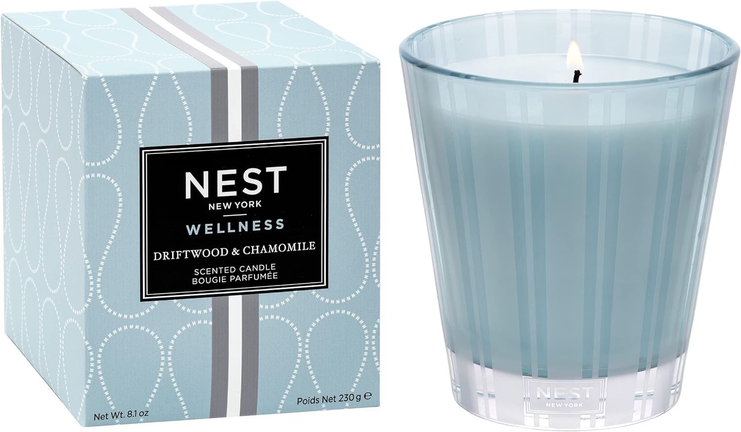 Nest New York Wellness Driftwood & Chamomile Classic Candle 8.1oz New Boxed Gift