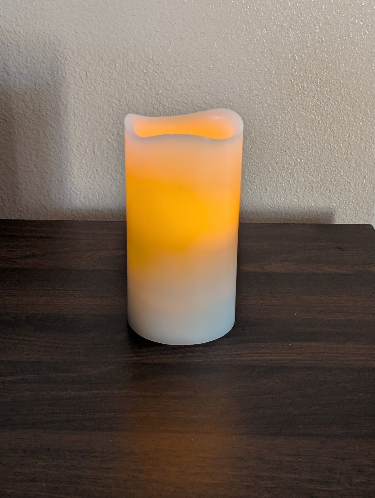 Pier 1 Set Of 3 Ivory Flameless LED Candles, 1 6 Inch And 2 8″ In Original Boxes