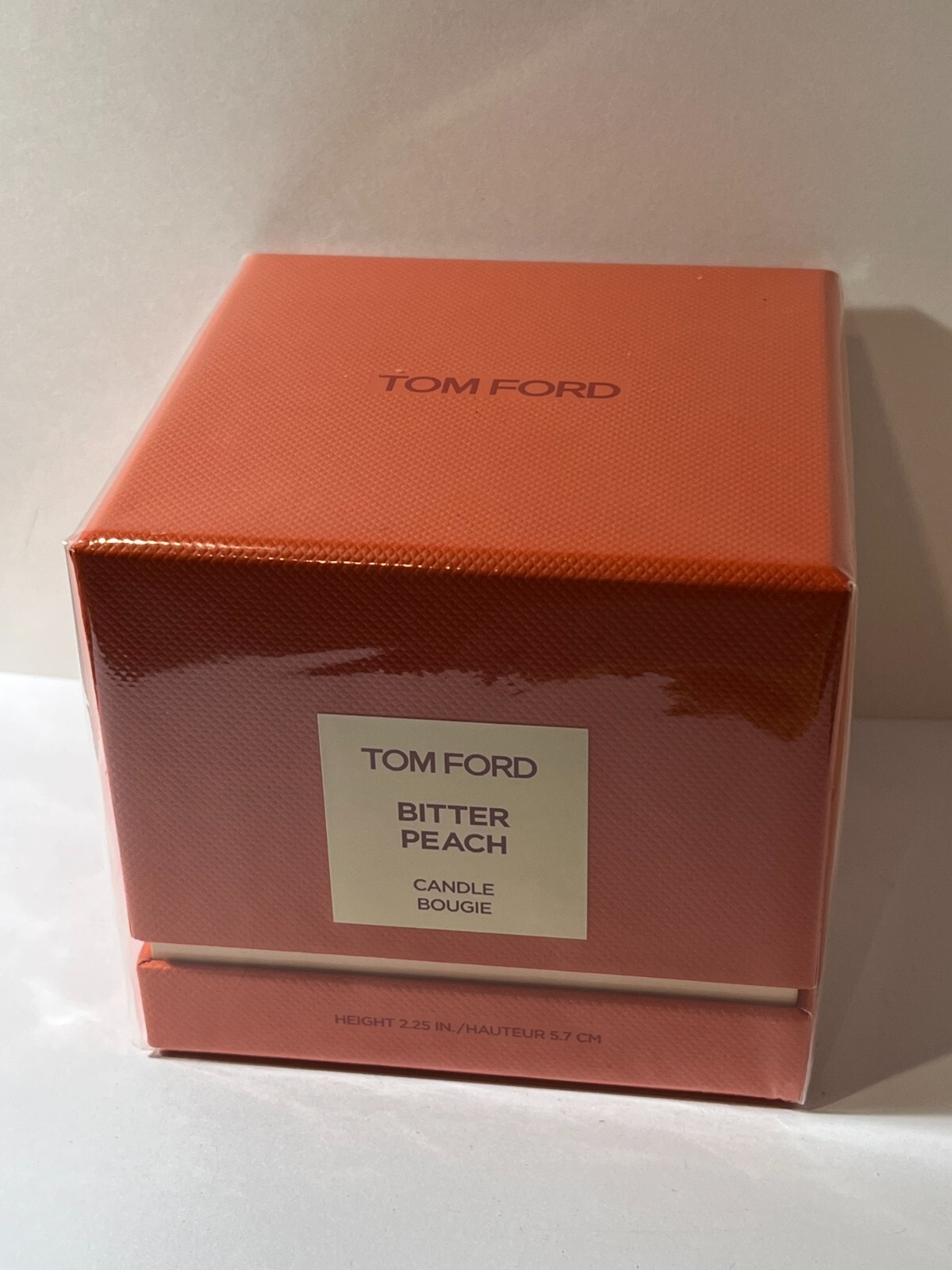 Tom Ford Bitter Peach Candle – 2.25in./5.7cm. – Brand New in Box Sealed!