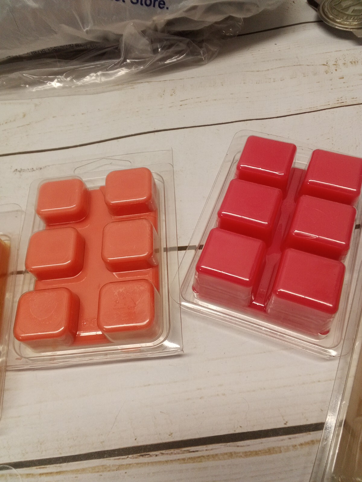 Lot of 6 Different Scented Candle Wax Melts a couple have been opened unused