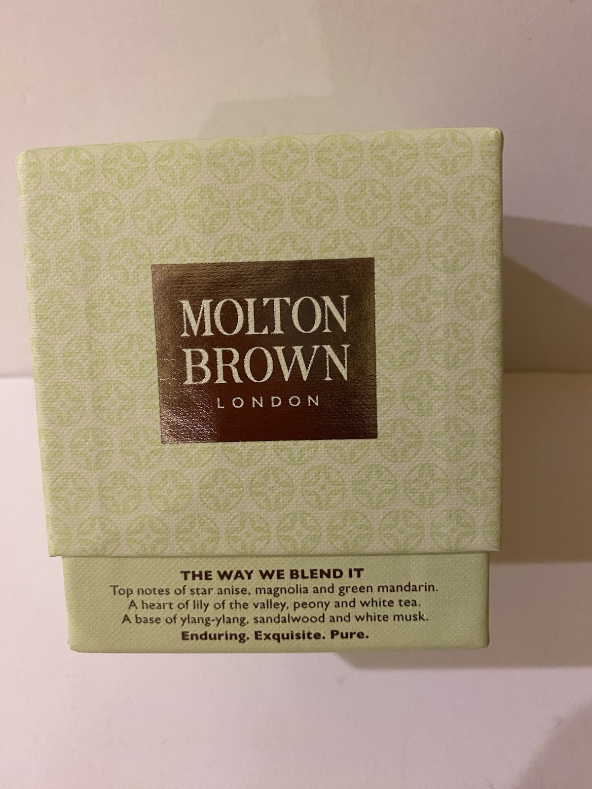 Molton Brown London Candle Lily Of Valley & Star Anise 1-wick 6.3 oz NEW In Box